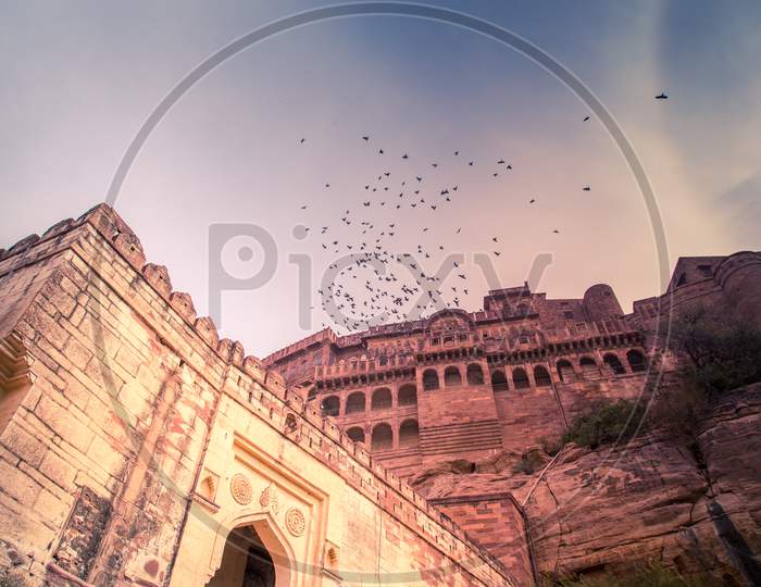 Mehrangarh Fort, one of The Largest Forts In India, Rajasthan, Jodhpur