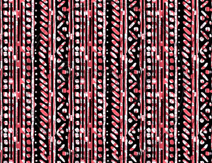Seamless Geometrical Stripe Design Pattern