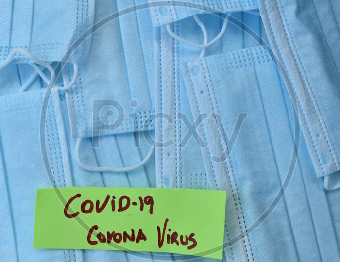 Novel Coronavirus Covid-19 Protective Medical Masks.