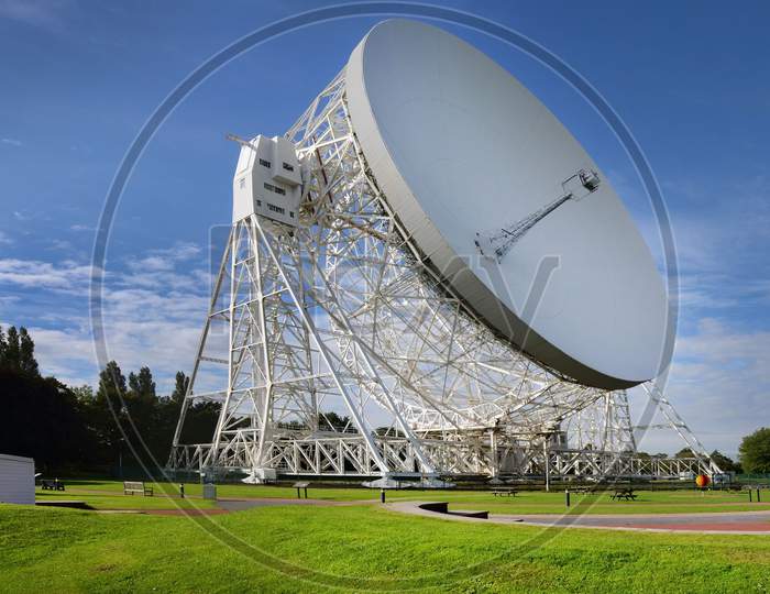 Jodrell Bank radio telescope Cheshire England. 16 September 2015