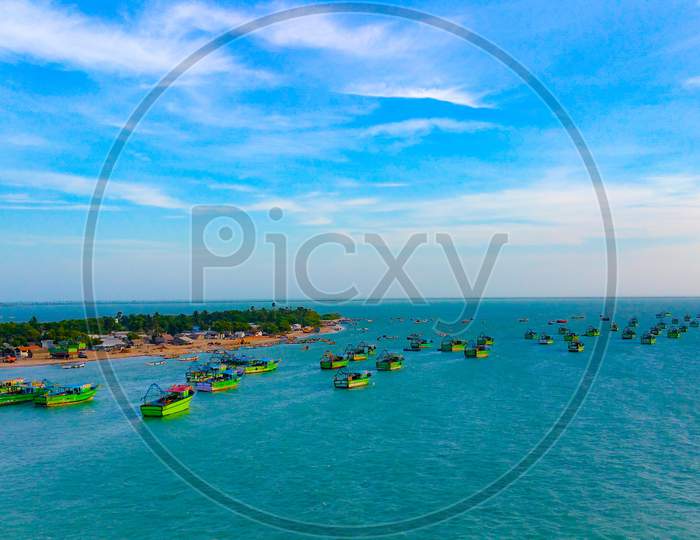 Beautiful Rameshwaram fishing Island in India