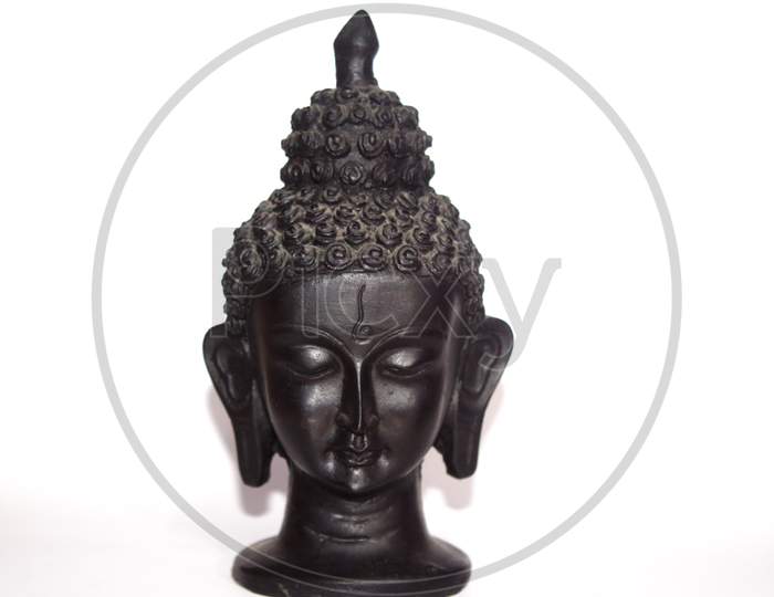 Close Up Face Of Buddha, Sculpture