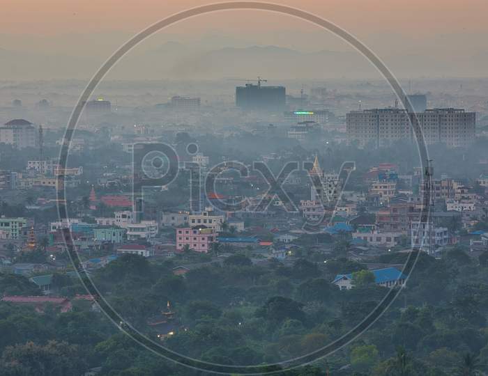 MANDALAY/MYANMAR(BURMA) - 08th May, 2020 : Mandalay is a second largest city of Myanmar(Burma).