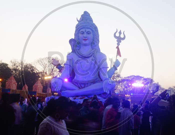 Big Statue of Hindu God Shankar