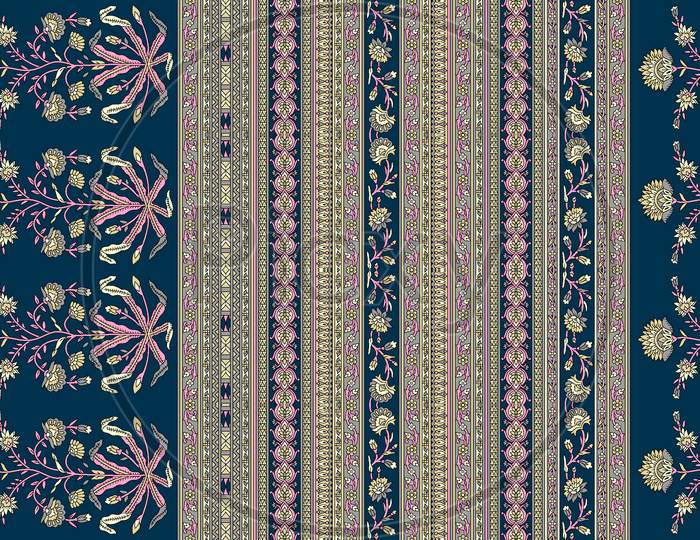 Seamless Traditional Design Motif Background