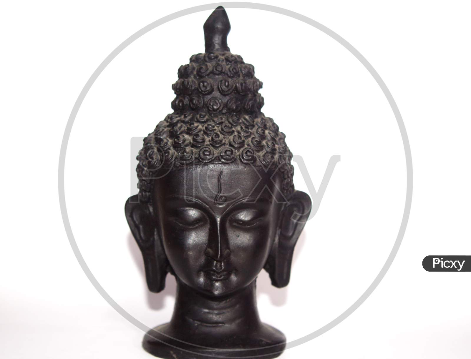 Close Up Face Of Buddha, Sculpture