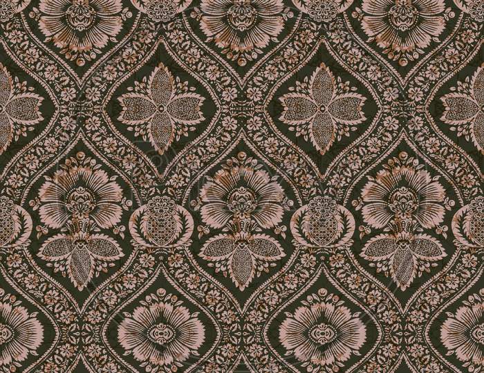 Seamless Abstract Vintage Fabric Texture Pattern