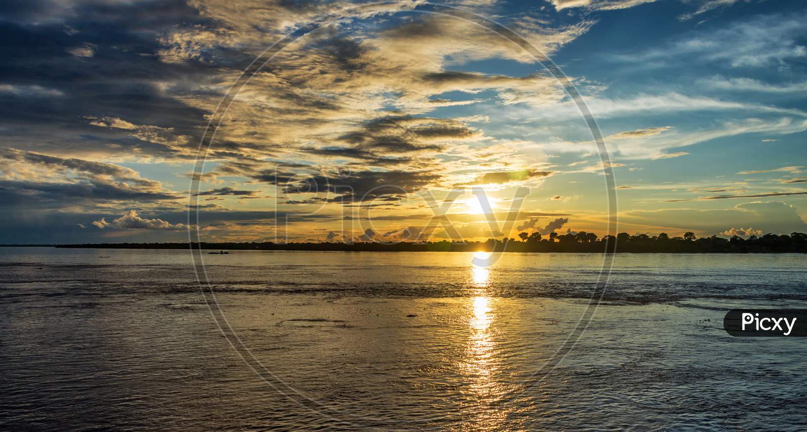 Image of Amazon River Sunset-YT680276-Picxy