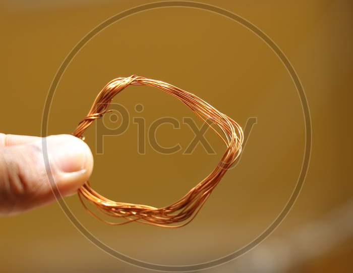 Insulated Copper Wire Mainly Used As A Coils In Some Electronics