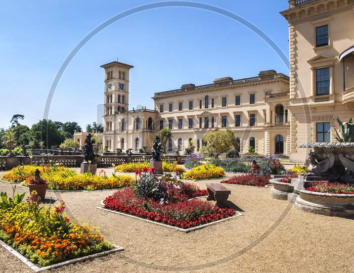 EDITORIAL Osborne House on the Isle of White the holiday home of Queen Victoria.