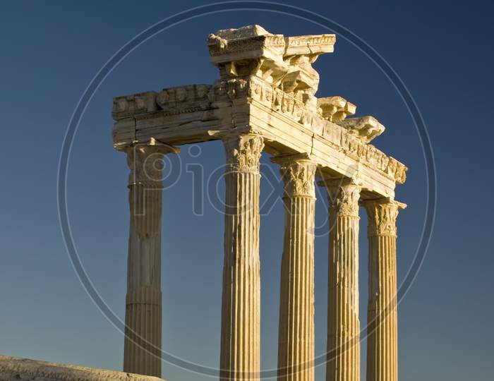 Temple of Apollo located in Side Turkey