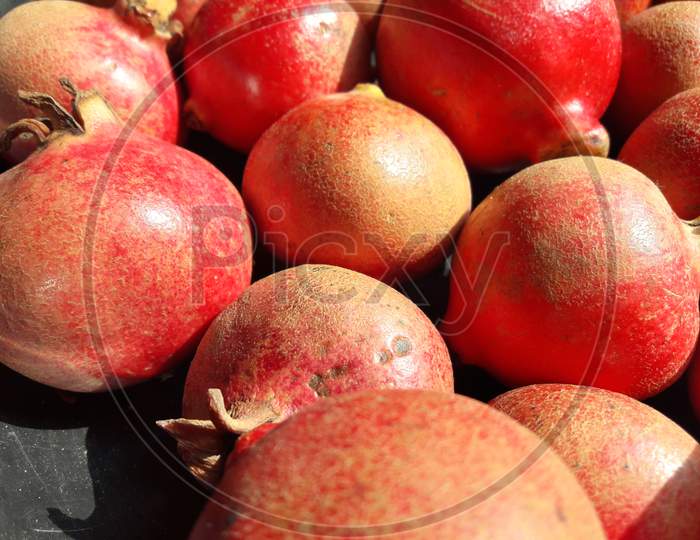 These are the pomegranate fruit