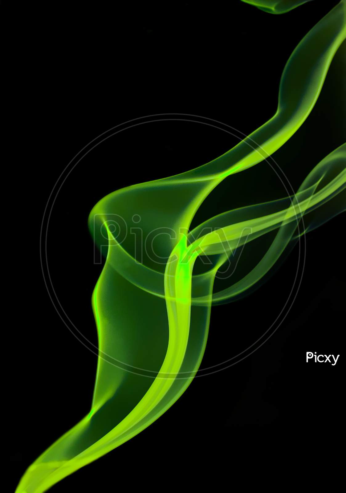 The Excellent Green Smoke photography - smokey effect