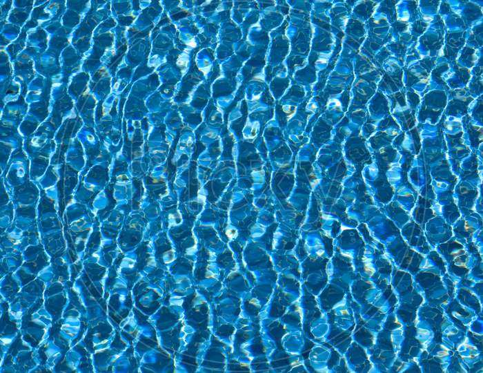 Ripples from a swimming pool