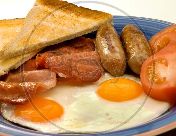 A traditional English breakfast