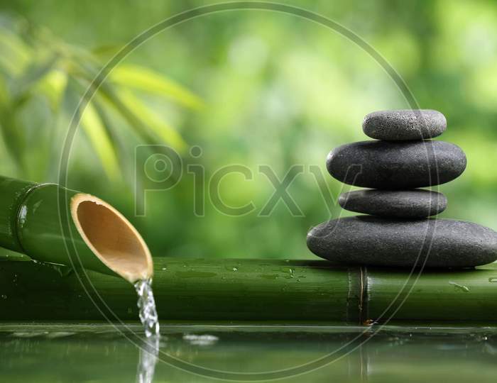 water from bamboo