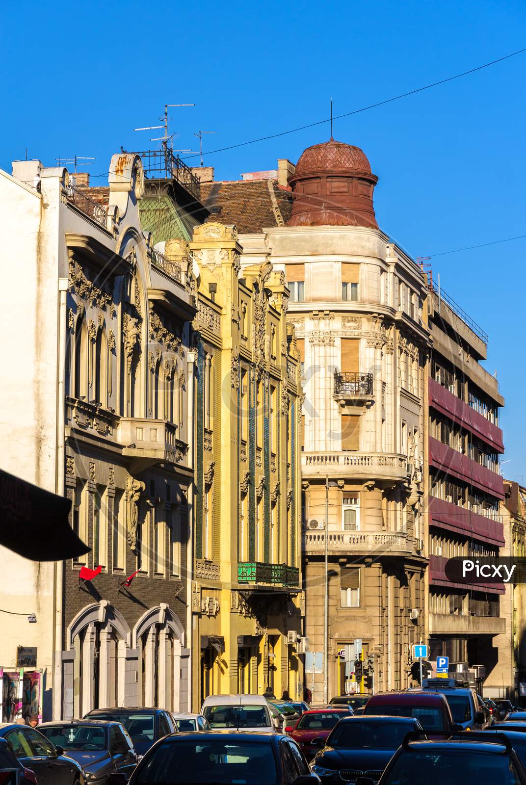 Buildings In The City Center Of Belgrade - Serbia