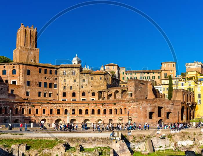 Forum And Market Of Trajan In Rome
