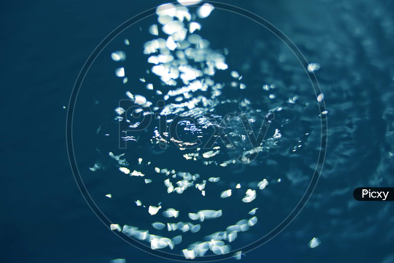 Closeup of water in sea