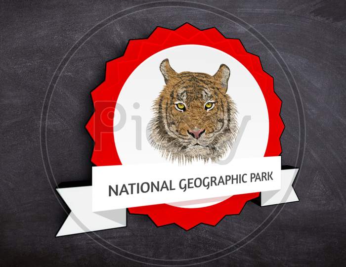 Tiger park 3D logo
