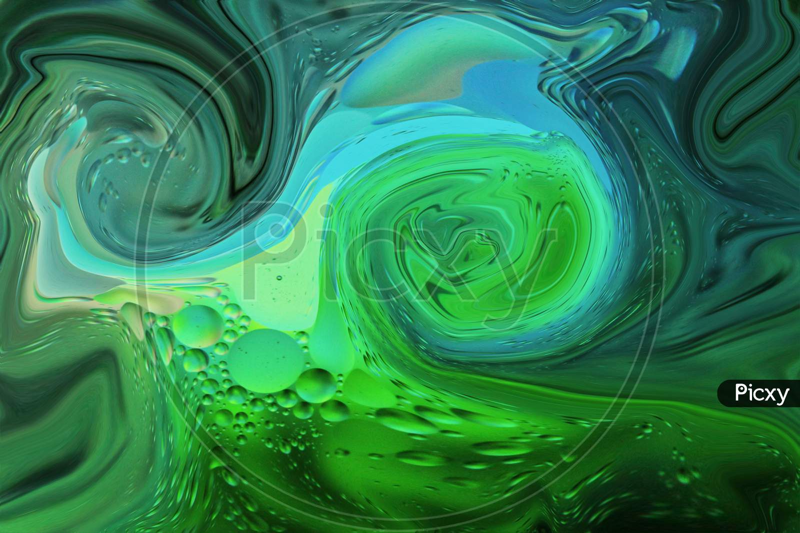 Abstract Bright Multi Coloured Glass Back Ground