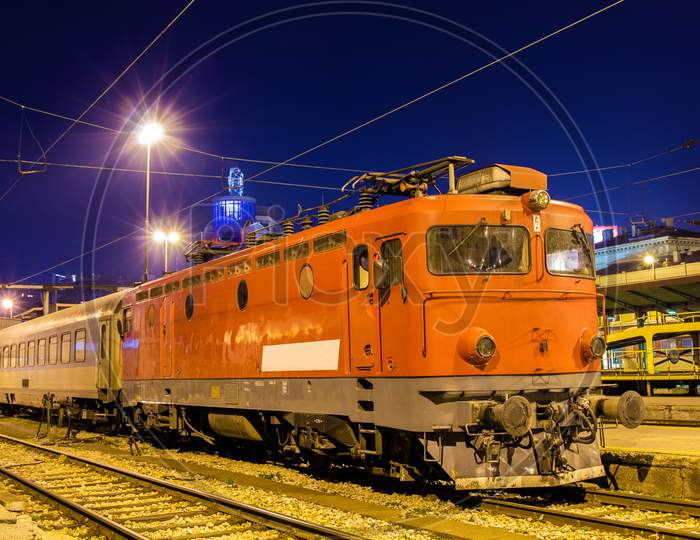 Electric Locomotive At Belgrade Station - Serbia