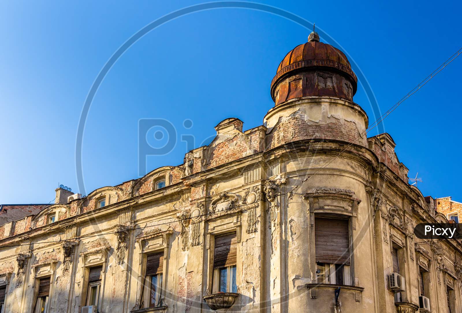 Old Building In The City Center Of Belgrade - Serbia