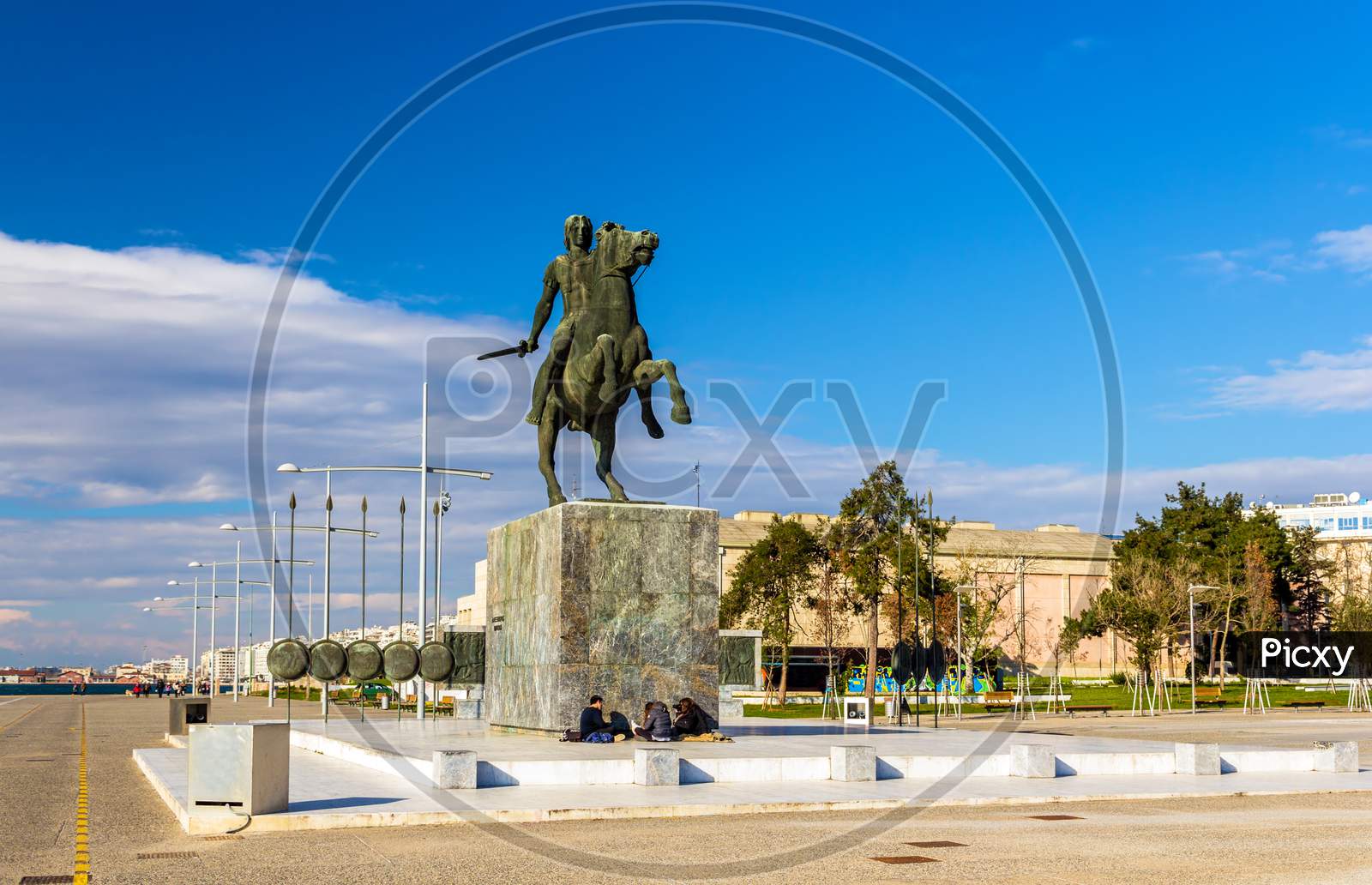 Statue Of Alexander The Great In Thessaloniki - Greece