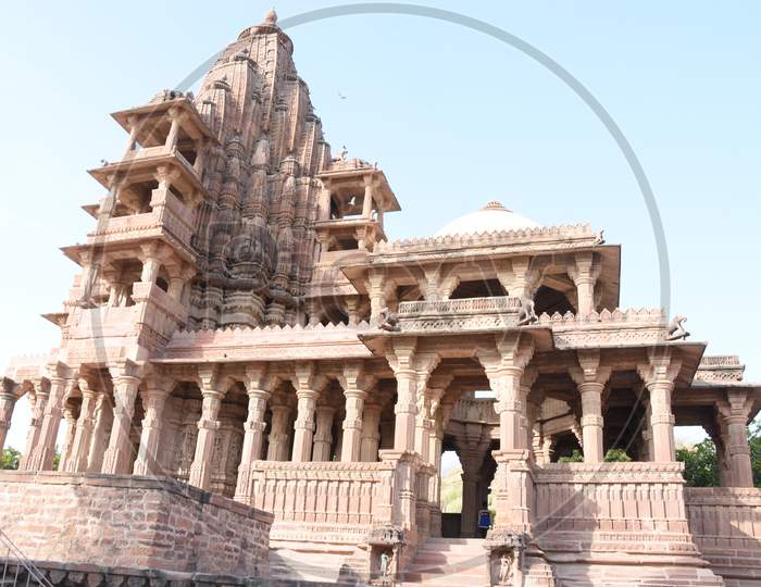 Mausoleum built in Mandor Garden of Raja and Maharaja in Jodhpur city