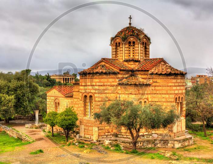 Church Of The Holy Apostles In Athens - Greece