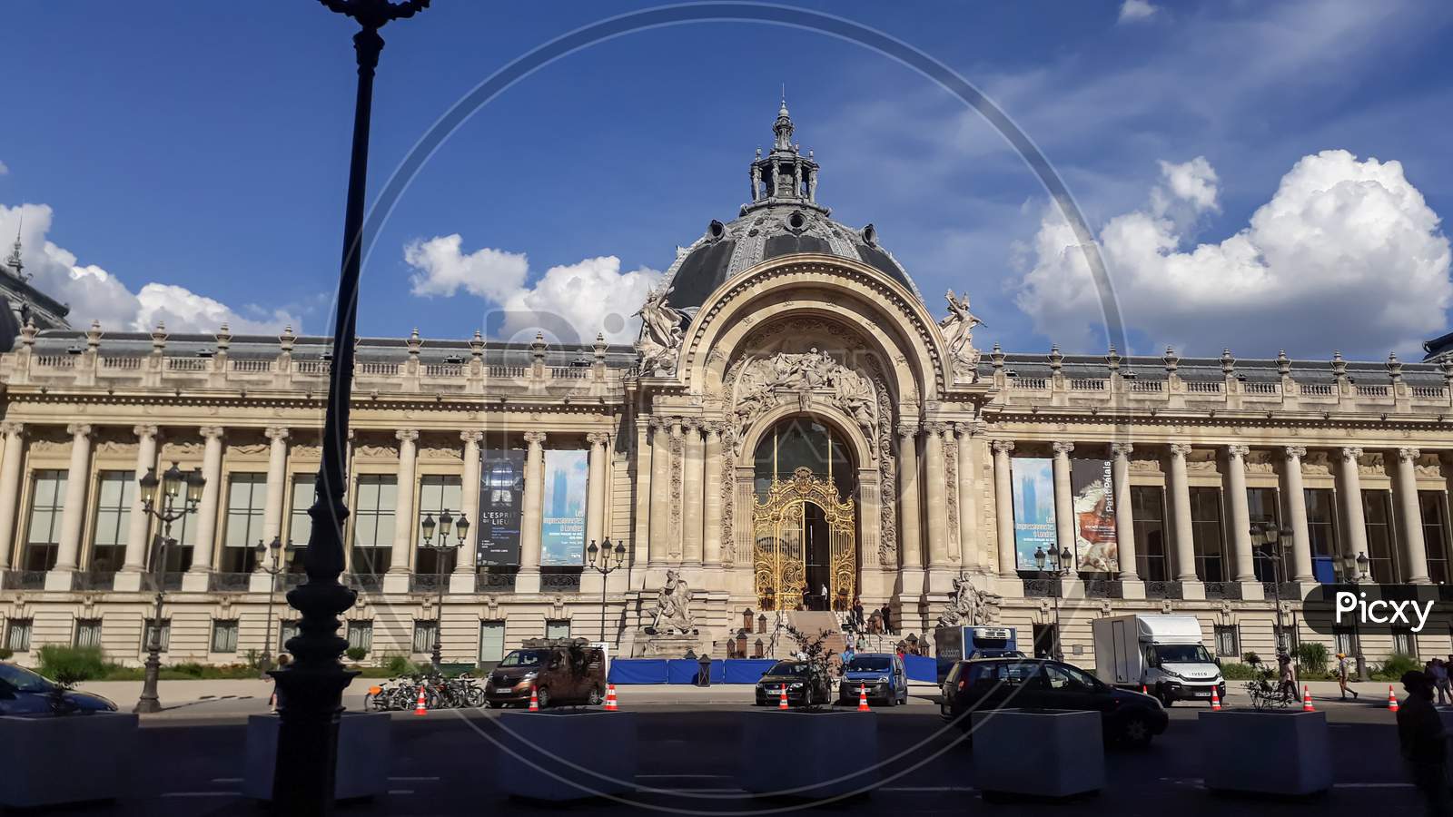 Paris, France- July  2018: city architecture building art