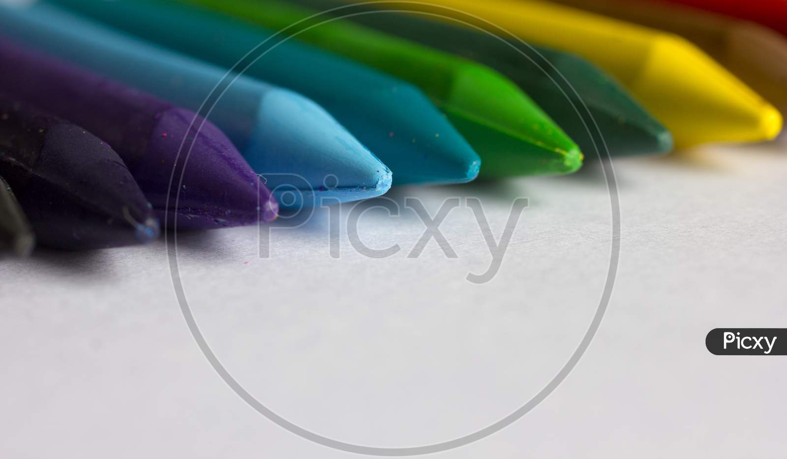Close up shot of Colour Pencil's