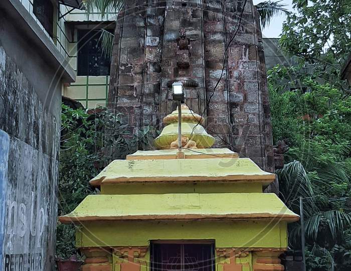 View of a local temple at Bhubaneswar near Lingaraj Temple