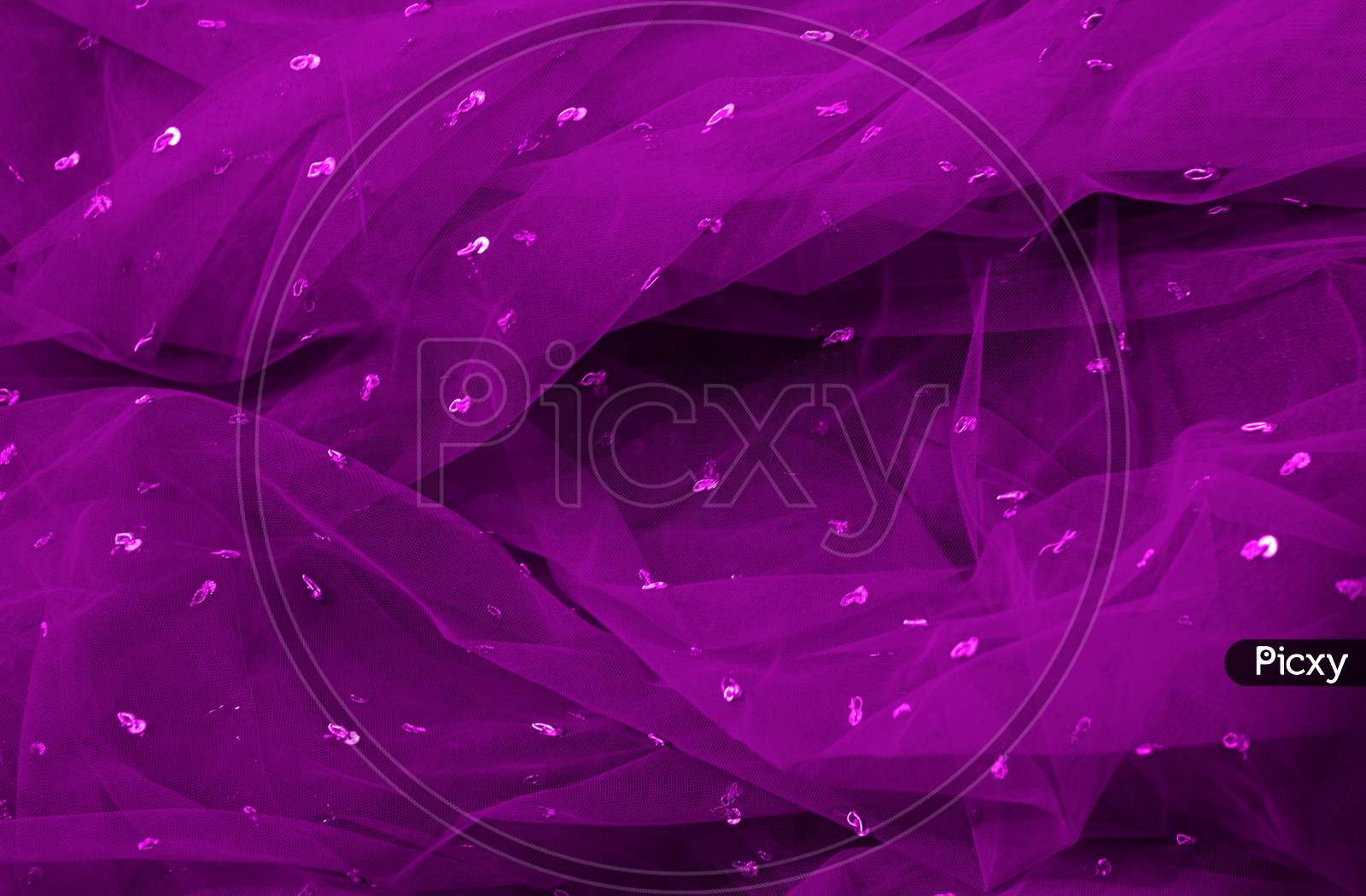 Close up shot of violet coloured cloth