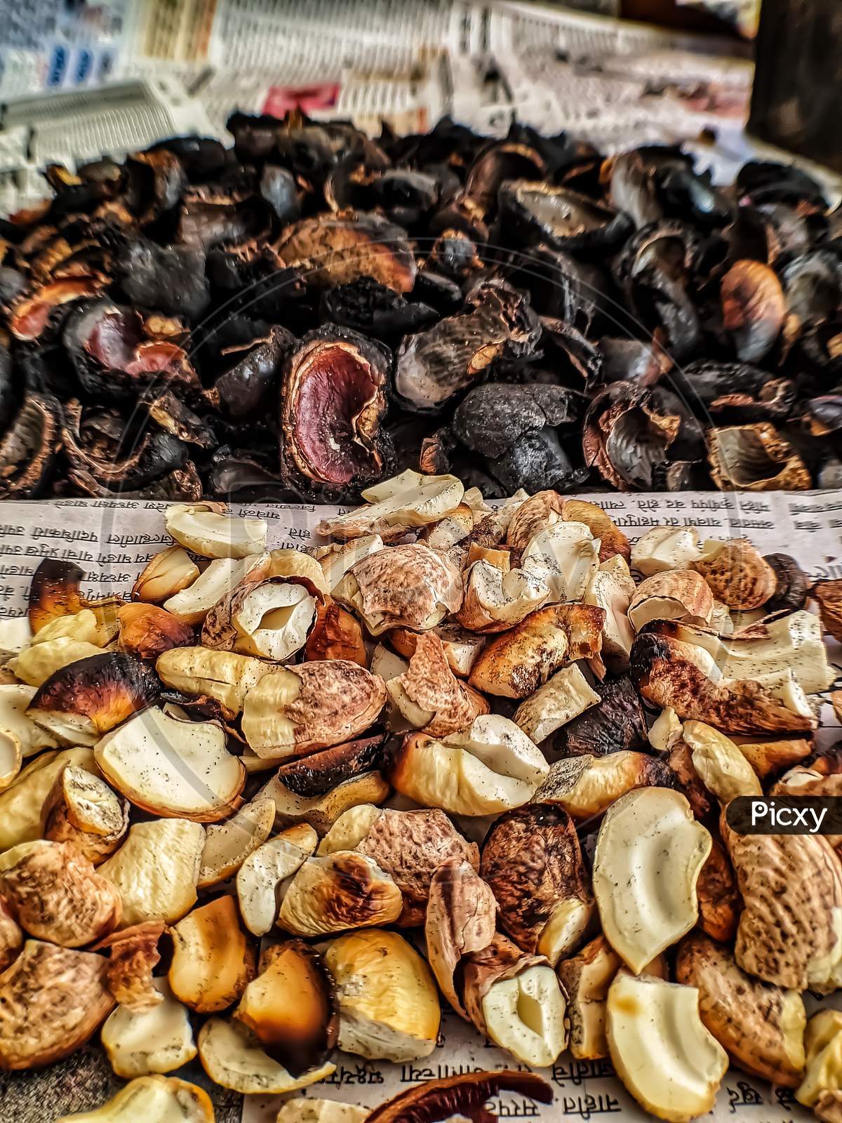 Roasted Cashew By The Traditional Way And Ready For Eat.