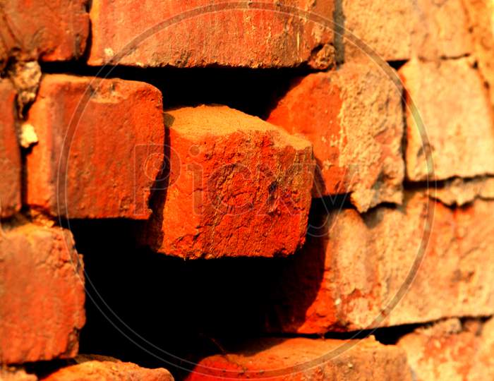 Close up shot of Brick Wall