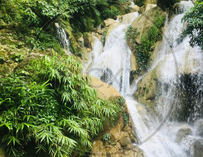 Waterfall In Rishikesh, India