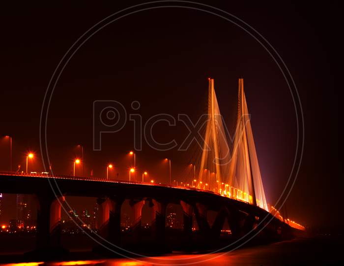 Bandra–Worli Sea Link Bridge in Mumbai
