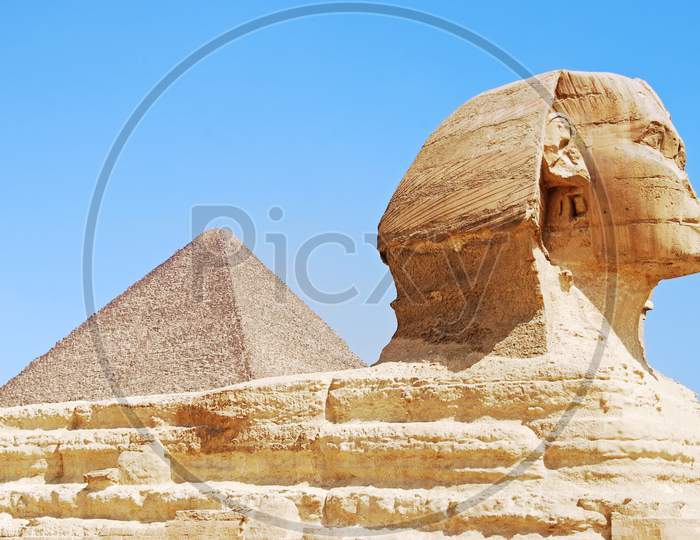 The Great Sphinx in Giza. Egypt
