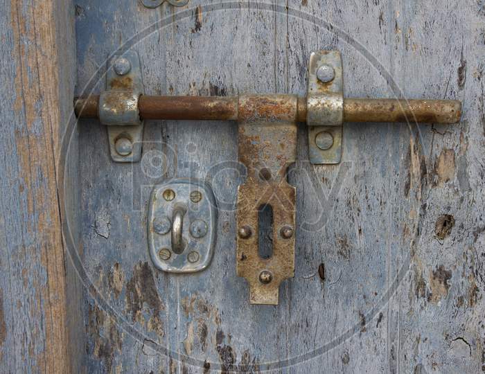 Close up shot of a Rusted Lock