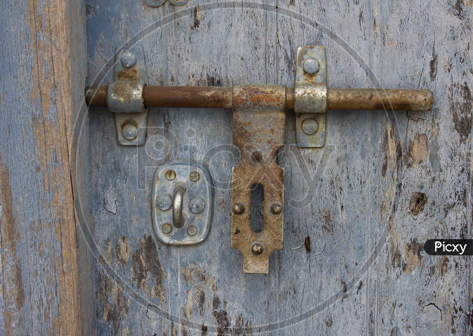Close up shot of a Rusted Lock