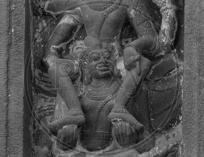 Stone Carving In A Temple