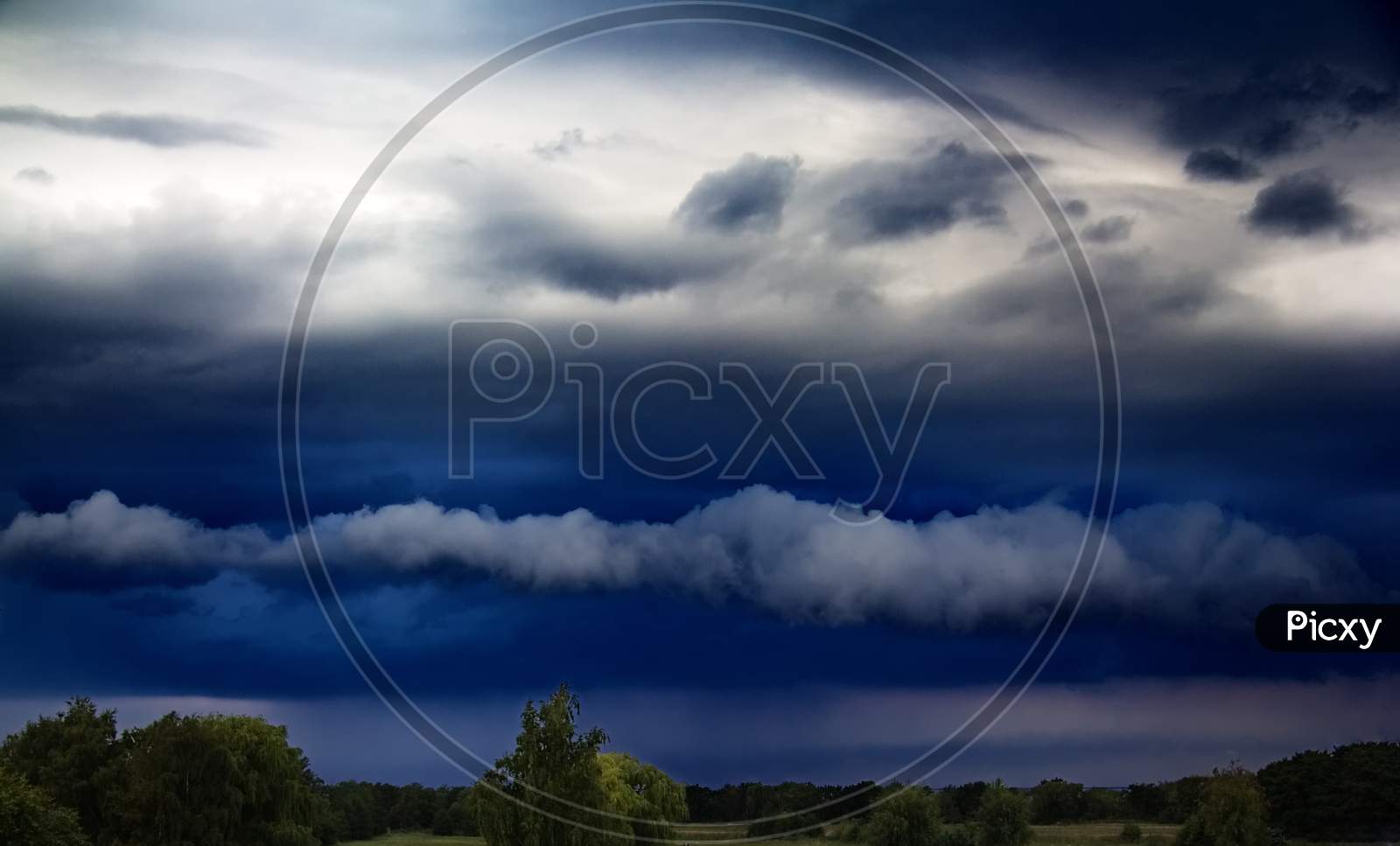 Low Angle Photography of Gray Nimbus Clouds