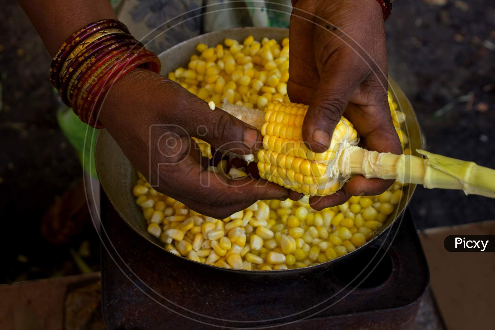 Sweet corns in a Bowl