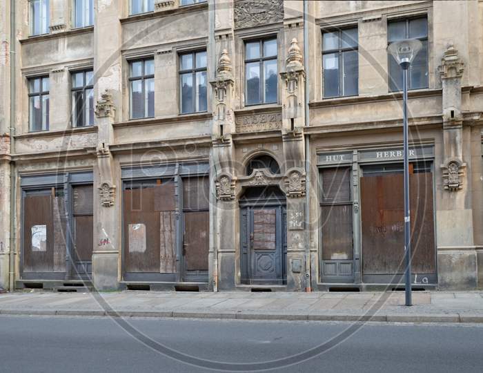 Historical buildings on Salomonstrasse in Goerlitz, Germany.