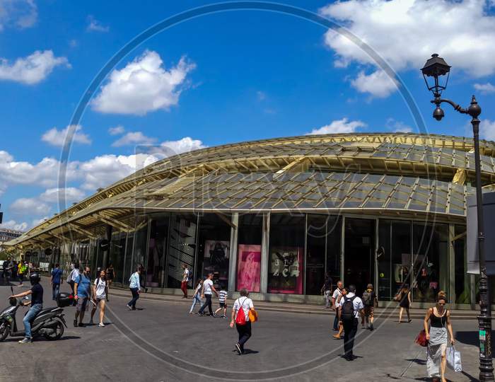 Paris, France- July 2018: City Shopping Place