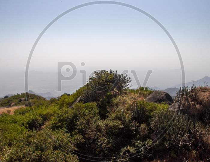 Landscape Of Mount Abu From Guru Shikhar Top