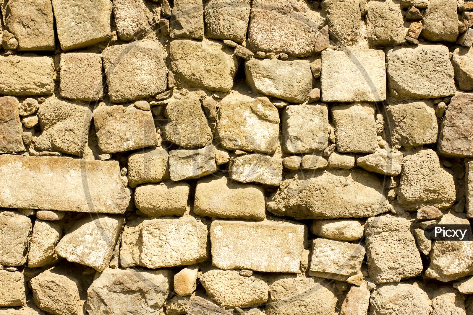 Old Wall with Stones