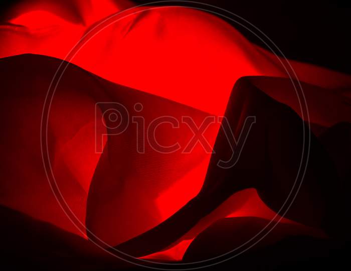 Red coloured Abstract Pattern