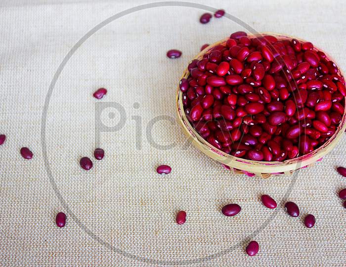 Seeds in a Bowl with White Background